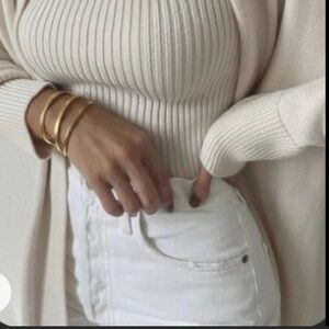 WOMEN’S PREMIUM LEVIS 501 SKINNY HIGH RISE WHITE SIZE 32